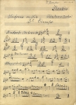 Partitura de Sinfonía en si (ca.1934)